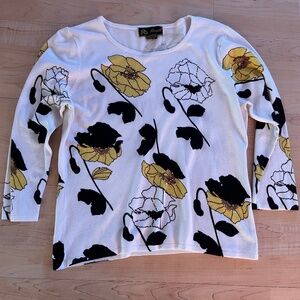 Vintage 99’s Women’s Mirasol Sunflower Long Sleeve Top Medium